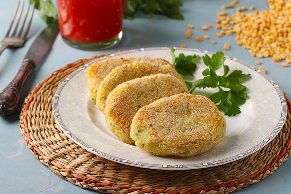 Гороховые котлеты