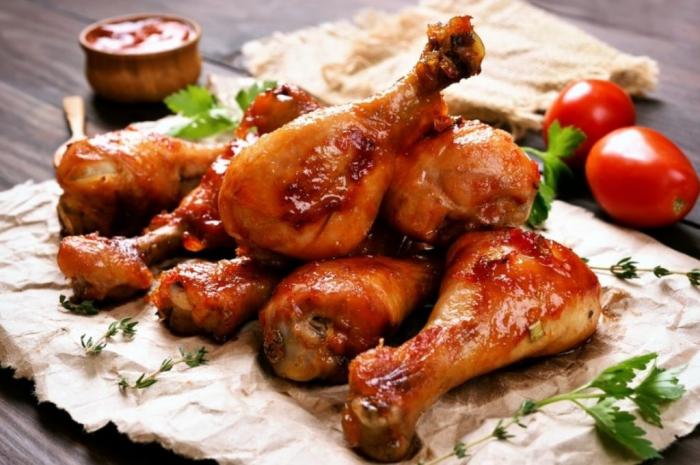 Куриные ножки в гранатовой глазури